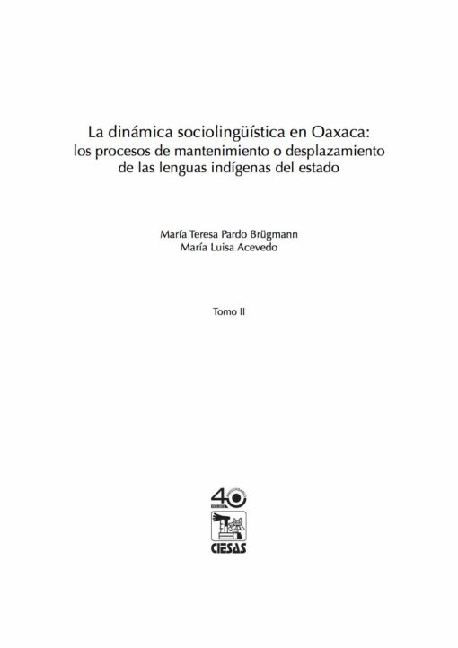 La dinámica sociolingüística en Oaxaca (tomo II) - Image 2